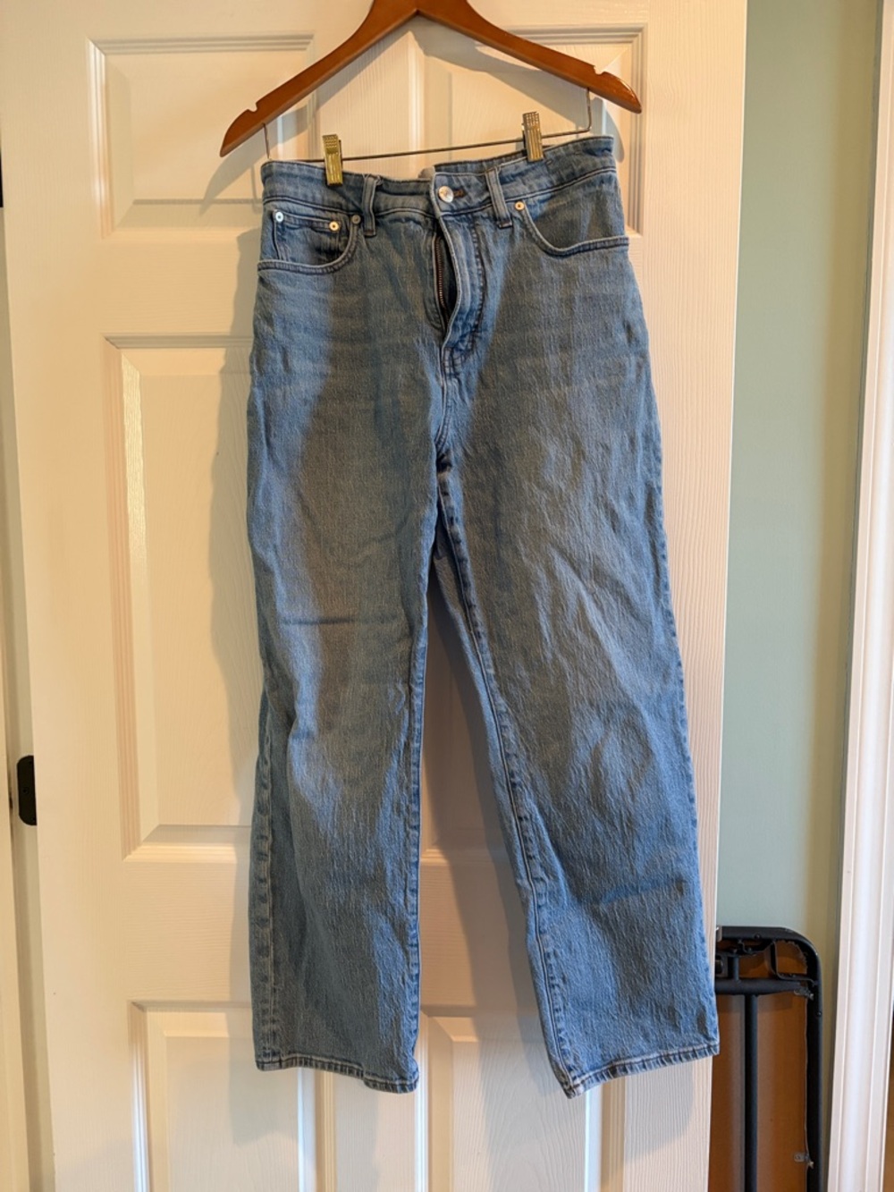Madewell Light Wash Relaxed Mom Jeans